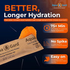 Aqua-Gard Emergency Water Gel - Survival Water Pouches for Disaster Relief | 200% More Effective Hydration | Emergency Water Pouches for Water Emergency Kit Supply for Extreme Conditions (25 Pack)