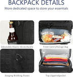 Cooler Backpack, 30 Can Backpack Cooler 4-Sided Cold Retention Technology, Lightweight & Hands-Free for Beach, Camping