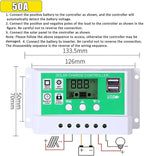 6000W Off-Grid Solar Inverter Kit with 100W Foldable Waterproof Panel & 50A Controller for RV, Camping(6000w)