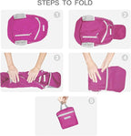 35L Foldable Waterproof Backpack For Outdoor Sports Travel Inside Wet Clothes Compartment Packable For Multiple