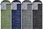 Tudomro Camping Sleeping Bag for Adults Lightweight Packable Waterproof Camping Gear Equipment to Keep Warm for Outdoor Backpacking Hiking Travel