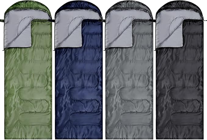 Tudomro Camping Sleeping Bag for Adults Lightweight Packable Waterproof Camping Gear Equipment to Keep Warm for Outdoor Backpacking Hiking Travel