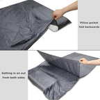 Browint Silk Sleeping Bag Liner, Silk Sleep Sack, Extra Wide 87"x43", Lightweight Travel Sheet for Hotels, More Colors for Option, Reinforced Gussets