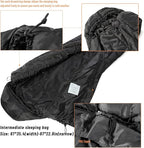 MT Military Modular Sleeping System, 3-Layer, Cold Weather Sleeping Bag, Waterproof Bivy Cover, Vacuum Compression Sack