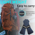 VVAAGG Reflective Paracord Rope 100FT, 7 Strand Nylon para Cord Lanyard Utility 550 Parachute Cord, 4mm Thin Tent Rope for Outdoor Camping Hiking