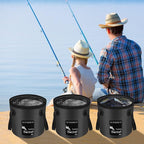 AUTODECO Collapsible Bucket 5 Gallon Container Folding Water Bucket Portable Wash Basin