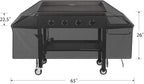 iCOVER 36 inch Griddle Cover for Blackstone, Waterproof Lightweight Polyester Barbecue Protection Flat Top Gas Grill Covers for 36" Griddles Cooking Station for Camp Chef
