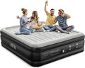 Airefina 20 Raised King Size Air Mattress with Built in Pump, Comfort Inflatable Mattress Upgraded Blow Up Mattress King for Guest Home Temporary, Air Bed, Colchon Inflable