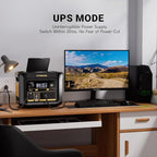 VTOMAN FlashSpeed 600 Portable Power Station, 499Wh LiFePO4 Battery, 600W AC (1200W Peak)/100W USB-C Output, Solar Generator (Solar Panel Optional) for Home Backup, Camping, Fishing, RVs