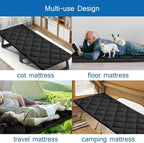 Cot Mattress Pad (Improved Thickness) Quilted Cot Pads for Camping, Sleeping Mattress Topper 30" X 75" for Camp/Rv Bunk/Narrow Twin Beds