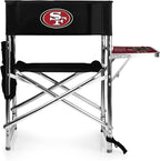 Picnic TIME NFL Unisex-Adult NFL Sports Chair with Side Table, Beach Chair, Camp Chair for Adults