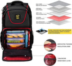 519 Fitness Meal Prep Backpack,Insulated Cooler Lunch Backpack with Computer Compartment,Hiking Picnic Cooler Backpack For Men and Women,3 Meal Containers,2 Ice Packs and Protein Shaker Included