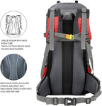Bseash 60L Waterproof Hiking Camping Backpack with Rain Cover, Large Outdoor Sport Travel Daypack Rucksack for Climbing