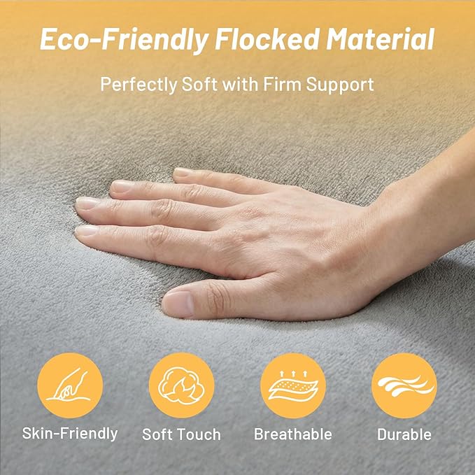Car Bed for Ford Escape, Foldable Non-Inflatable Memory Foam Camping Mattress, Thickened Portable SUV Trunk Sleeping Pad, Air Mattress Upgrade for Camping & Travel Essentials, With Storage Bag, Gray