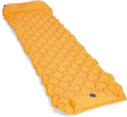Nomic SOLAIR Self Inflating Sleeping Pad with Built-in Foam Pump, 30s Inflate / 5s Deflate, Integrated 5" Pillow, 77 x 23 x 2 in, Est. R-Value 2