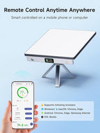 PeakDo LinkPower 1 Power Bank Compatible with Starlink Mini, 27500mAh 99Wh Portable Charger with USB-C Bidirectional Power Delivery, LCD Display, Smart App, DC Cable, Battery Pack for Outdoor&Camping