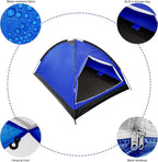 1-Person Dome Tent for Camping Waterproof Lightweight Portable Backpacking Orange/Blue/Army Green/Green