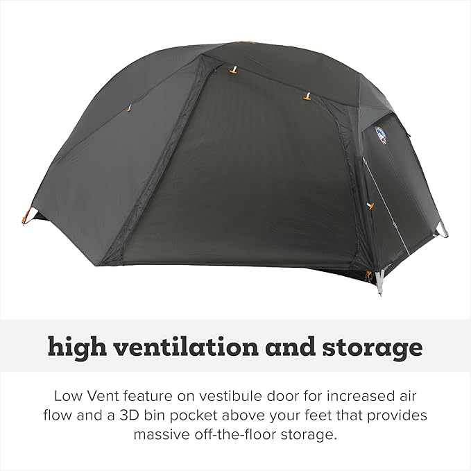 Big Agnes Copper Spur UL Bikepack Tent - Ultralight Backpacking & Cycling Shelter, 3 Season