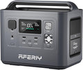 AFERIY Portable Power Station 800W / 512Wh Power Station LiFePO4 Battery, Quick Charge in 1.5H, 1 AC Outlets, UPS, Solar Generator, Electric Generator for Home Camping Use