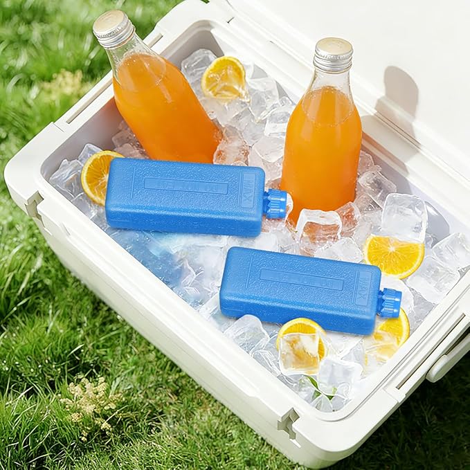 Angoily Reusable Ice Packs for Fan Air Cooler Portable Ac Ice Packs 4.53X1.57X1.18 Inches Cooling Blocks for Evaporative Air Conditioner and Camping Cooler Accessories