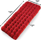 Zone Tech Camping Cot Mattress Pad Premium Quality Outdoor Comfortable Thicker Cotton Sleeping Cot Lightweight Waterproof Bottom Pad Mattress for Adult, Kid