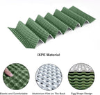 YIKI Closed Cell Foam Sleeping Pad for Camping, 72.8x22 inch, Ultralight Foldable Foam Sleeping Mat with Heat Reflective Layer, Waterproof Backpacking Pad for Hiking, Tent, Outdoor Use
