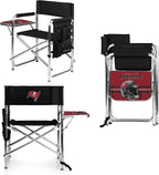 Picnic TIME NFL Unisex-Adult NFL Sports Chair with Side Table, Beach Chair, Camp Chair for Adults