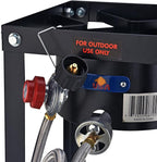 ARC 55,000BTU Propane Burner Camping Stove,Outdoor Gas Stove Burner Cooker for Cooking for Turkey Fry,Homebrewing,Crawfish Boil,and More!