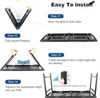 Tactical Camping Table with Adjustable Height, Collapsible Table Lightweight with Carry Bag for Camping, Travel expeditions, Hiking, Picnics, BBQs & Beach Trips