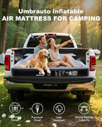 Umbrauto Air Mattress for 5.5-5.8 ft Full-Size Short Truck Beds, Inflatable Truck Tent Airbed with Pump, Pickup Camper Air Bed for Camping