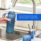 Philips Water GoZero Fitness Filters, Replacement Filter Cartridge, Activated Carbon Fiber Filter, for GoZero Active Bottle, (3 Counts), AWP287/37