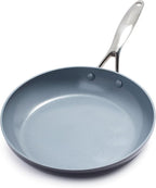 GreenPan Valencia Pro Hard Anodized Healthy Ceramic Nonstick 10" Frying Pan Skillet, PFAS-Free, Induction, Dishwasher Safe, Oven Safe, Gray