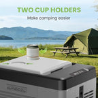 Alpicool Car Refrigerator 12 Volt Portable Car Fridge 10 Quart（9 L Electric Cooler with AC/DC，Car Refrigerator Freezer for Truck Van RV Camper SUV, Camping Boat Travel，-4~68°F