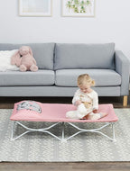 Regalo My Cot Pals Small Single Portable Toddler Bed, Cat, Pink
