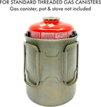 MagFeets Ultralight Fuel Canister Stabilizer Magnetic Gas Can Stand for Camping Stoves (Black)