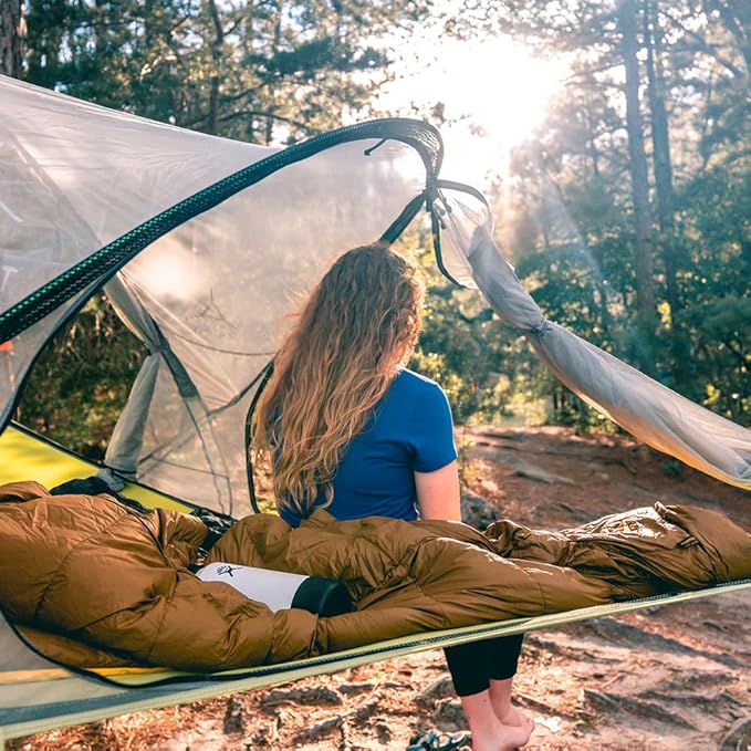 Tentsile Connect V3 2-Person Tree Tent Hammock, The Original Tree Tent Company, 880 Pound Capacity, Portable Treehouse, Heavy Duty Ratchets Included, Designed in The UK