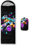 AILONEN Sports Basketball Sleeping Bag for Kids Boys,Warm and Cool Weather,Lightweight,Waterproof Backpacking,3D Galaxy Ball Print Sleeping Bag for Camping