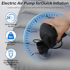 Inflatable Car Air Mattress Back Seat Bed with Air Pump,55 "x 35" Portable Thickened Car Travel Camping Sleeping Air Mattress Blow Up Bed for Car Universal SUV
