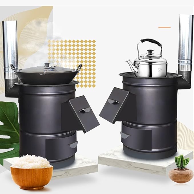 Outdoor Ultralight Titanium Alloy Wood Stove Multipurpose Camping Tent Heating Stove Outdoor Survival