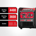 PowerSmart 4400-Watt Portable Generator with Inverter Technology, 30 amp for Home Use and Emergency Backup, 2025 EPA Compliant