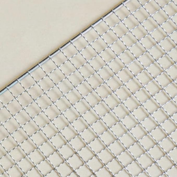 Stainless Steel BBQ Grill Grates Replacement, Mesh Wire Net, Cooking Rack for Outdoor Camping Barbecue (30x45cm/11.8x17.7in)