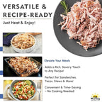 Werling & Sons Fully Cooked Canned Turkey Meat 28 Oz Heat & Eat Premium Quality Recipe Ready Canned Meat for Everyday Quick Meals, Camping, Emergency Canned Food & Survival Preparedness Pack of 1