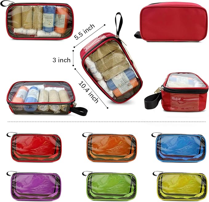 Gatycallaty First Aid Backpack - Medical Evacuation Bag - Red Emergency Lifeguard Bag for Ems Emt First Responder Trauma (Red)