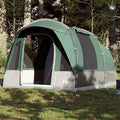 3-Person Green Waterproof Camping Tent with Tunnel Design, All-Season Outdoor Shelter for Backpacking and Hiking, Easy Setup Windproof Polyester Shelter with Mosquito