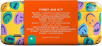 Welly First Aid Kit - Adhesive Flexible Fabric and Waterproof Bandages, Tape and Non-Stick Pads, Butterfly Strips, Single Use Ointments Triple Antibiotic and Hydrocortisone, and Ibuprofen - 130 Count