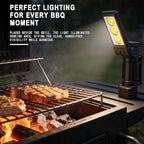 Grill Lights Men Gift Ideas - Magnetic Flashlight BBQ & Smoker Outdoor Kitchen Accessories, Birthday Valentine Fathers Day Stocking Stuffer, Portable Work Headlamp for Camping Repair Barbecue (1-Pack)