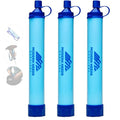 MODERN NEEDS Ready Filter Personal Water Filter Straw | Backpacking Water Filter for Hiking & Camping | Portable Water Purifier Camping | Emergency Survival Gear & Camping Survival Kit | 3 Pack