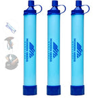 MODERN NEEDS Ready Filter Personal Water Filter Straw | Backpacking Water Filter for Hiking & Camping | Portable Water Purifier Camping | Emergency Survival Gear & Camping Survival Kit | 3 Pack