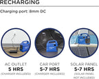 Westinghouse 296Wh 600 Peak Watt Portable Power Station and Solar Generator, Pure Sine Wave AC Outlet, Backup Lithium Battery for Camping, Home, Travel, Indoor/Outdoor Use (Solar Panel Not Included)