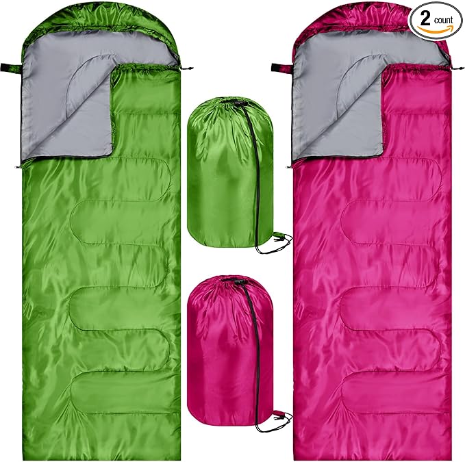 Tudomro Camping Sleeping Bag for Adults Lightweight Packable Waterproof Camping Gear Equipment to Keep Warm for Outdoor Backpacking Hiking Travel
